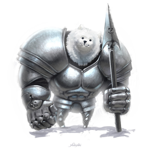 scienceisfood:yoshiyaki:The Greater Dog (Undertale)The biggest fuzzy baby