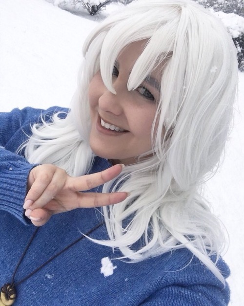Took Some Ryou Selfies In The Snow Today! My Wig Is Soaked But I Love How They Turned Out. Wig By Rockstar