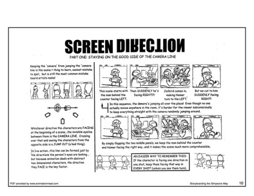 Storyboarding: The Simpsons way. (But of course these tips are valuable to anyone who does visual st