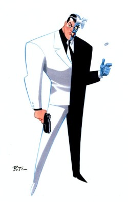 batmananimated:  Two-Face by Bruce Timm. 