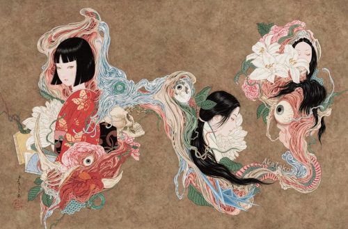 “The Jade of Hayutaras” by Takato Yamamoto. As printed in “Japonesthetique” 