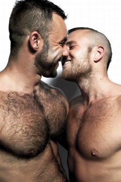 Hairy men, daddies, older, macho, men....mostly!