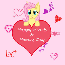 askminifluttershy:  Happy Early Hearts and Hooves Day  Hnnng &lt;333
