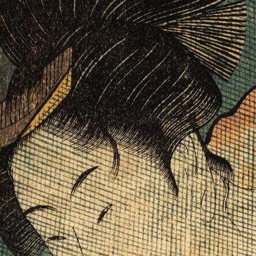 shigatsunoame:  Woman Reading A Letter by Oil Lamp (1790). Kitagawa Utamaro. 
