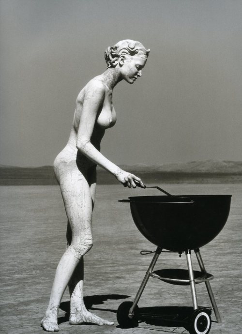 flashofgod:Herb Ritts, Stephanie with Barbecue, El Mirage, 1991.Coming up on Doctor Who: The Doc