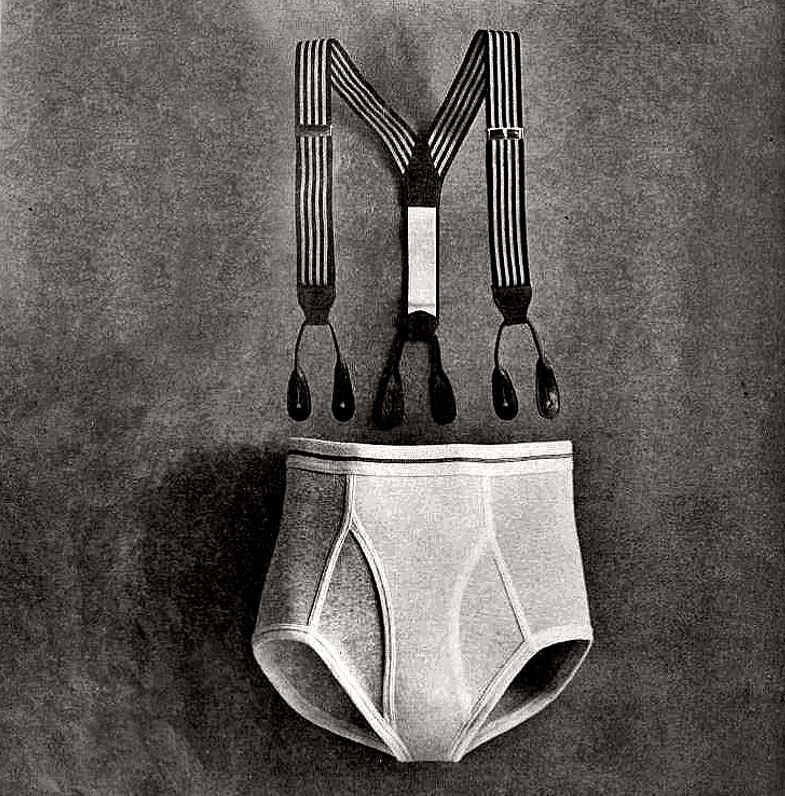 ✨Vintage, Arts, Architecture (1900-1980)✨ — HANES, underwear for men, 1962.