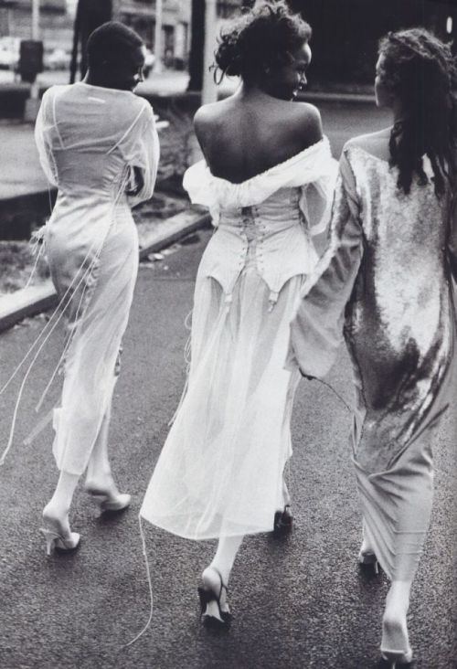 suicideblonde: Brandi Quinones, Beverly Peele and Lorraine Pascale photographed by Peter Lindbergh f