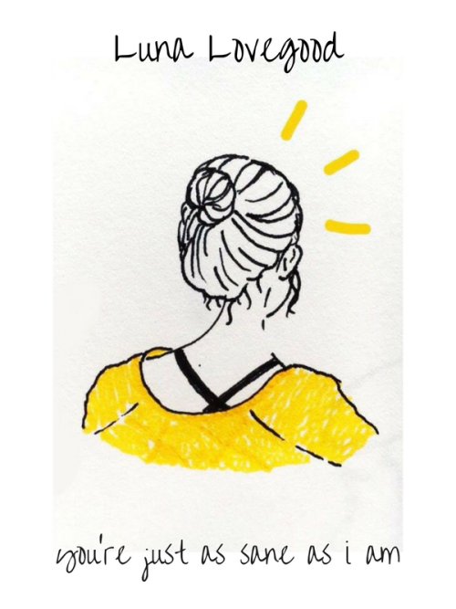 ministryofmaqic: hp edits: minimalist luna lovegood “Luna was wearing bright yellow robes