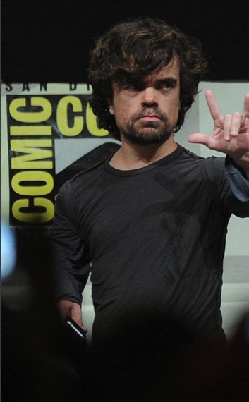 mandcl:  Game Of Thrones Comic-con San Diego 2013 I love how Peter is like “Bless