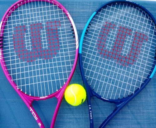 Tried To Play A Little Tennis Today To Keep Active; My Father And I Learned That We're Really Bad At