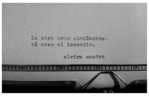 elladrondeperas:  Elvira Sastre