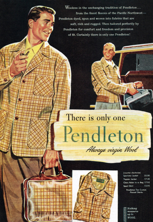 dtxmcclain: Pendleton Woolen Mills, 1954