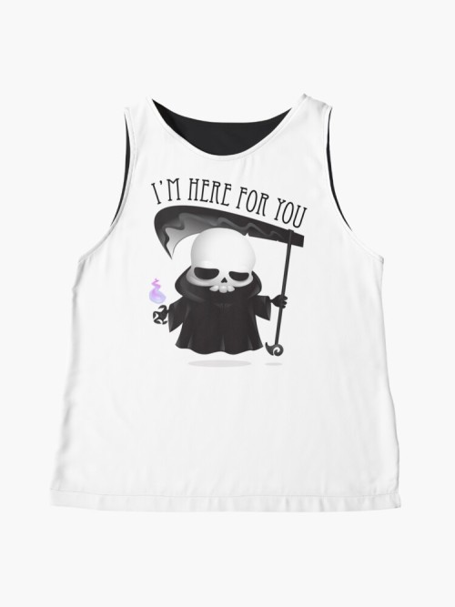 (via Grim Reaper Im Here For You Sleeveless Top By MihaelV)