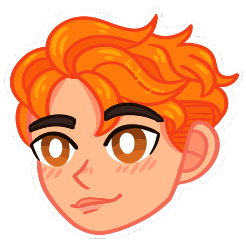 Orange-haired J-Hope For @cubichelium! 