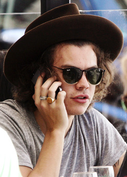 styles-malik-deactivated2014120:  Harry Styles is spotted at Cafe de Flore in Paris, France on June 21, 2014.  