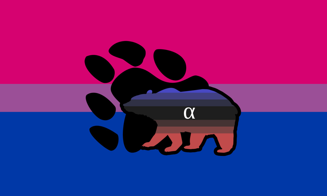 Bisexual + Bear + Ambiamorous Pride FlagCommissioned by: J. Baez /   Commission your free custom flag here! #Pride#Pride Flag#Pride Flags#Ambiamorous#Bisexual#Bi#Bear#Ambi