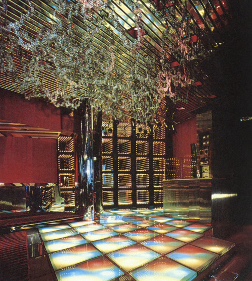 newwavearch90:Unknown discotheque interior - photographed by NeoRayScanned from ‘Sensuous