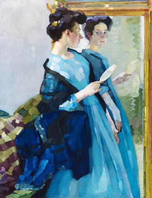 womeninarthistory:Reflection, 1908, Leo Putz