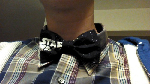 Day 20: yesterday’s tie is the geekiest link: a Star Wars tie from @misscecil. :)