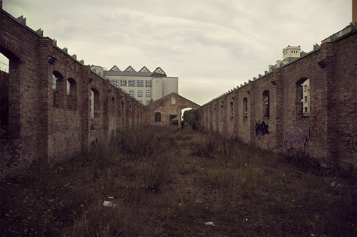 thekhooll:So They Live Cedric Lefebvre   “Flagged absence and loneliness.  This series is Architexture’s antithesis, showing that people are the inherent and unswerving purpose of any space, however redundant they might be.”