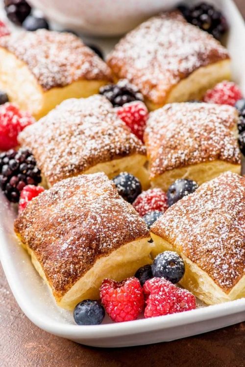 guardians-of-the-food: DIPPABLE CINNAMON SUGAR PUFF PASTRY SQUARES Fluffy Puff Pastry squares topped