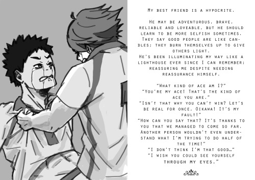 ichigomaniac:ichigomaniac:Sequel from Stardust.This time it’s Oikawa’s pov.iwaoi comics