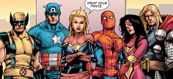 utopiangem:  cavilhenry: Avengers Assemble #11  again reblogging because Tony just goes “ok” and starts unbottoning 