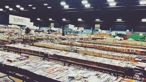 beckisbookshelf:always-trust-books:beckisbookshelf:  bookdrunkinlove:  beckisbookshelf:  Some of the book sale warehouse!  Is this what heaven looks like?  I hope so. Smells like old paper and ink too. Just perfection.  WHERE IS THIS?!?!?  Oklahoma City’s