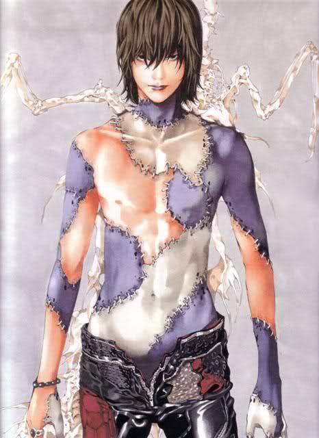 so, this is ryuk’s original concept art. apparently, obata-san wanted to design