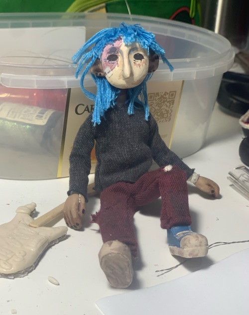 Shitty Pics Of Sal Fisher Doll Ive Made Recently + Unfinished Guitar