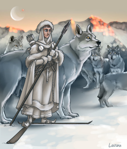 Day 27: Mythological parallels - Skaði Skaði is a jötunn of norse mythology. Her attributes are the 