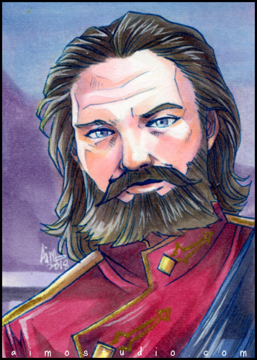 aimosketchcard: Blackwall in four face-claim flavors (can you guess who is which?), with one in my regular Manpain Style™  All available at my online art store - http://aimostudio.artfire.com 