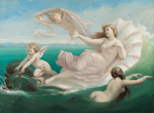didoofcarthage:Sea Nymphs by Henri-Pierre Picou1871oil on canvasprivate collection 