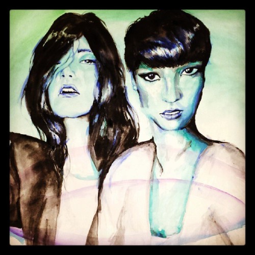 Stockholm Sweethearts #watercolor #iconapop #popart #poptart #poppop