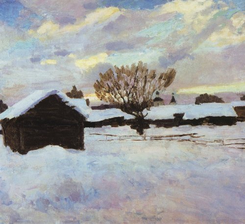 the-paintrist: d-o-n-t-b-l-i-n-k: Clearing Skies, 1928 Igor Grabar Igor Emmanuilovich Grabar (Russia