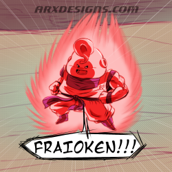 arxdesigns:    Demon God Dumplin has perfected the Kaioken and made a few adjustments.   