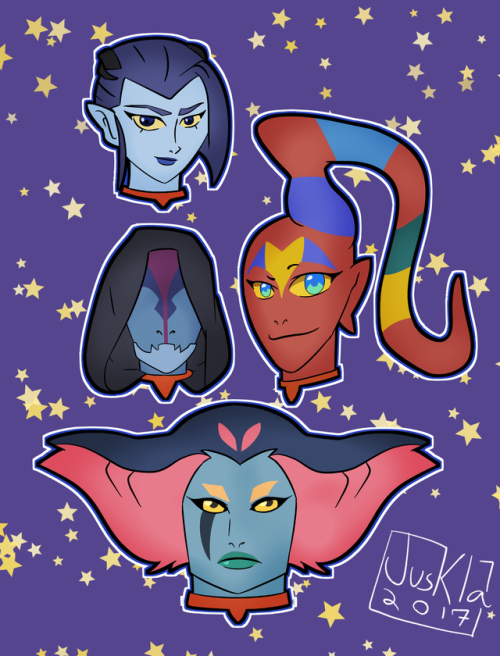 justklance:A mock Lotor’s Generals sticker sheet!note: i may end up selling these! let me know in th