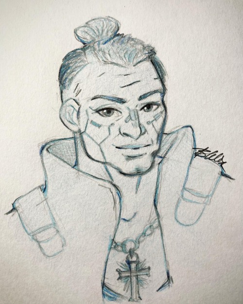 A Doodle Of Jackie Welles From Cyberpunk 2077!