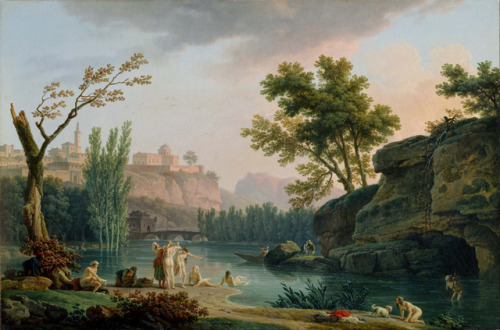 Summer Evening, Landscape in Italy, Claude-Joseph Vernet, 1773