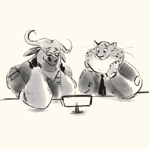 mohtz:  zootopia is full of such precious characters i had to do a quick sketch of some of themmmm 