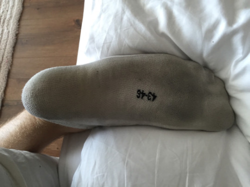 sneakerproll-germany: blksoxboy4dad:Yes to all! Wanna sniff my sweaty socks?