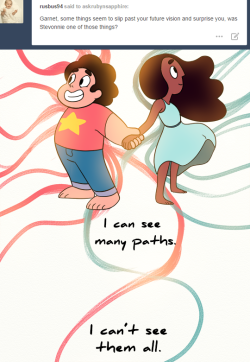 askrubynsapphire:  Just one more Garnet question