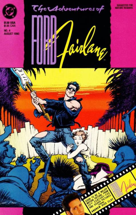 The Adventures of Ford Fairlane - 4-Issue Comic Book Prequel (DC Comics, 1990)