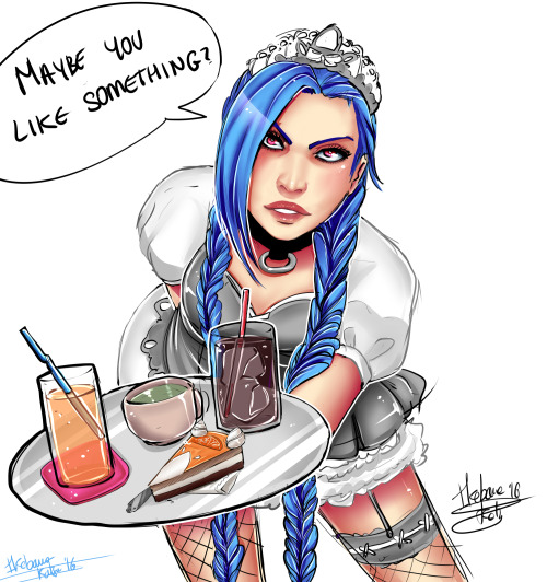 Maid Jinx is waifuPatreon