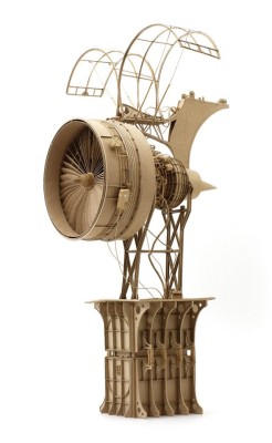 crossconnectmag:  Daniel Agdag Pushes the Limits and Engineers Cardboard into DreamsAustralian cardboard engineer Daniel Agdag creates mouse sized mythical machines out of cardboard and other lightweight materials.  These machines are so complex and