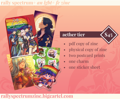 rallyspectrumzine: ✨️‍ Preorders for Rally Spectrum+, an LGBT+ Fire Emblem fanzine, are now open! ️‍