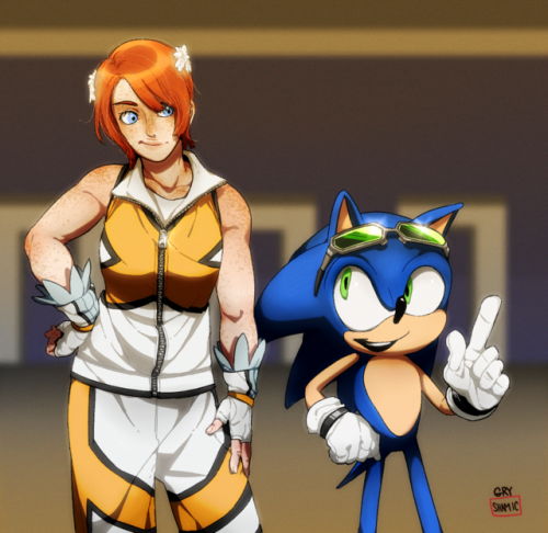 shamic - So the wiki said she made a Sonic Riders cameo, and I...