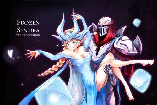 leagueofarts: [LOL] Frozen Syndra~(Finish) by beanbean1988 ———&gt;League of Ar