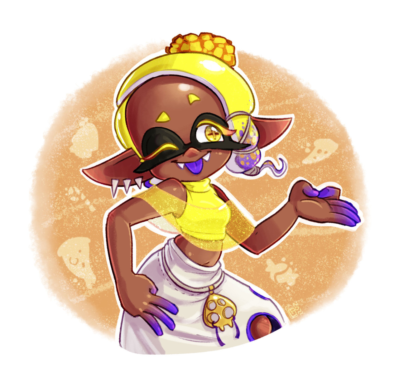 I just think she’s neat.
Still haven’t played the game ( I’ve been hyper busy recently with a lot of stuff, actually ) but I managed to finally make this little fan art of Frye.
Splatoon © Nintendo
Artwork made by me.