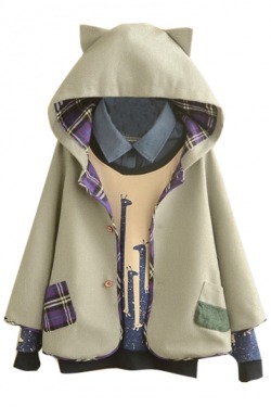 knowitlater: Lovely Cartoon Coat &amp; Jacket  Patchwork Cape  //  Cape Coat  Leisure Hoodie  //  Hooded Coat   Zip Up Coat  //  Buttons Down Coat   Baseball Jacket  //  Animal Printed Cape   Batwing Sleeve Cape  //  Cotton Trim Cape  Which